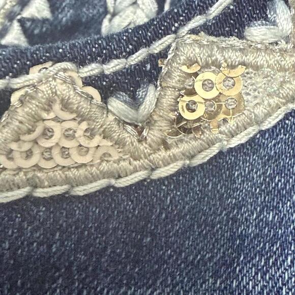 Grace in LA Jeans Women's Western Aztec Embellished Bootcut Stretch Jeans - Picture 4 of 9